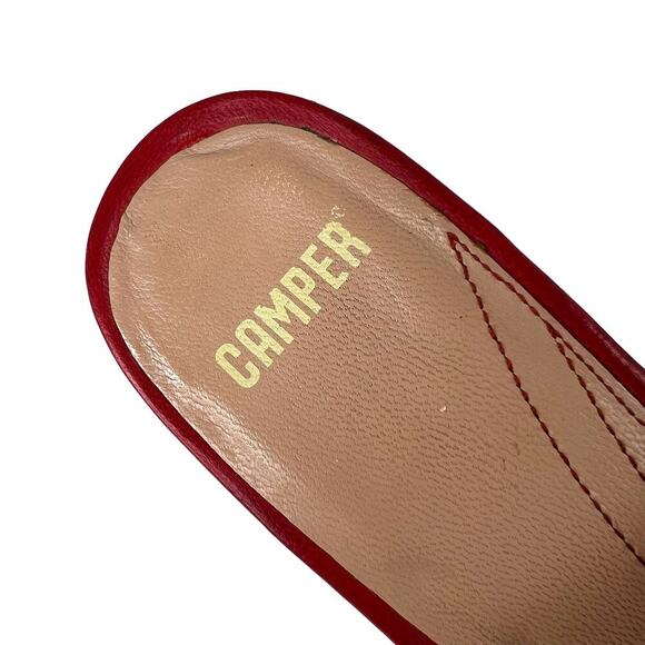 CAMPER Red Wedge Sandal Size 40 EU = 10 US - Picture 12 of 16